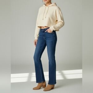 Calvin Klein Dark Wash Mid Rise Bootcut Jeans Size 7